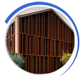 Weathering steel S235J0WP strips